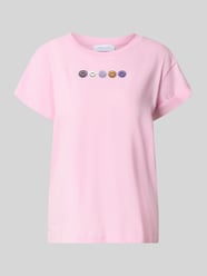 Relaxed Fit T-Shirt aus reiner Baumwolle von Rich & Royal Pink - 30