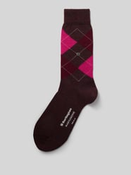 Socken aus Schurwolle-Mix Modell 'Marylebone' von Burlington Bordeaux - 38