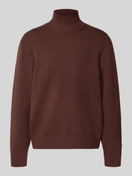Półgolfowy sweter z prążkowanymi wykończeniami Model „NORREBRO” od JACK & JONES - 28