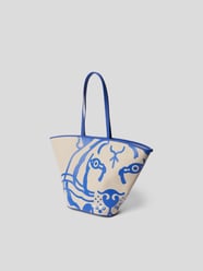 Shopper mit Label-Print von Kenzo Blau / Türkis - 18