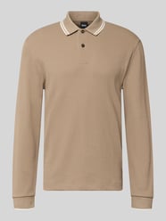 Regular fit poloshirt van katoenmix model 'H-Pittman 10' van BOSS Beige - 7
