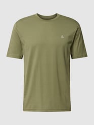 T-Shirt mit Label-Print von Marc O'Polo Grün - 43