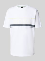 T-shirt o kroju regular fit z czystej bawełny model ‘ICONIC ZONE’ od BOSS Green - 45