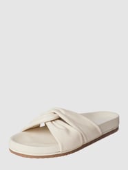 Pantoletten aus Leder von Cinque Beige - 3