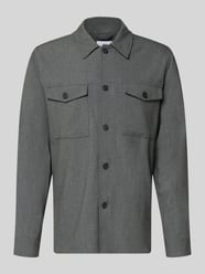 Relaxed Fit Hemdjacke mit Kentkragen und Brusttaschen von Lindbergh - 6