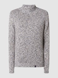 Rollkragenpullover in Melange-Optik  von Colours & Sons Blau / Türkis - 45