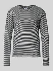 Pyjamabovendeel met geribde ronde hals van Jake*s Casual - 47