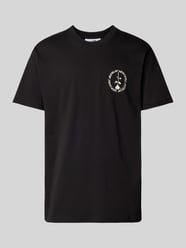 T-Shirt mit Label-Print von Vertere Schwarz - 12