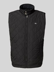 Steppweste mit Stehkragen und Label-Stitching von Gant - 1