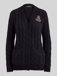 Cardigan aus Mohair mit Logo-Applikation von Lauren Ralph Lauren - 26