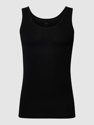 Tanktop im unifarbenen Design von Mey Schwarz - 10