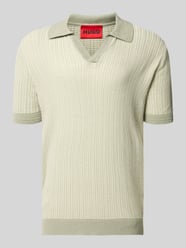 Regular Fit Poloshirt aus Baumwoll-Leinen-Mix Modell 'SEEROY' von HUGO - 30