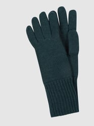 Handschuhe in Strick-Optik von Seeberger Grün - 33