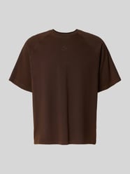 T-Shirt mit Rundhalsausschnitt und Label-Stitching von adidas Originals - 1
