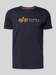 T-Shirt mit Label-Print von Alpha Industries - 34