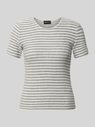 T-Shirt aus Viskose-Mix mit Rundhalsausschnitt von Emporio Armani - 21