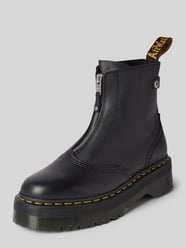 Buty skórzane z podeszwą na platformie model ‘Jetta’ od Dr. Martens - 1