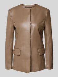 Slim Fit Jacke in Leder-Optik Modell 'Doma' von STAND STUDIO - 2