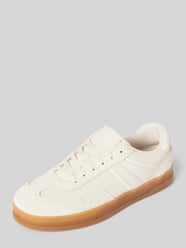 Low Top Sneaker aus Leder von Tommy Jeans Beige - 31