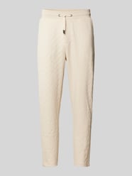 Sweatpants met elastische band, model 'Bahat' van JOOP! Collection Beige - 5