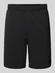 Relaxed fit sweatshorts met labelstitching van REVIEW - 1