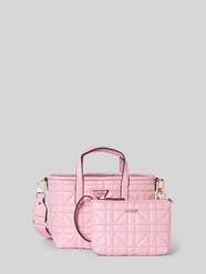 Tote Bag mit Label-Details Modell 'LATONA' von Guess Pink - 1