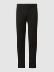 Slim Fit Chino aus Jersey Modell 'Dave' von !Solid Grau / Schwarz - 44