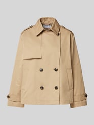 Trenchcoat mit Leistentaschen von Jake*s Casual Beige - 14