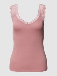 Tanktop met V-hals, model 'ROSA' van Vero Moda Roze - 29