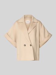 Krój regular fit krótki płaszcz z czystej żywej wełny model 'NEO' od Weekend Max Mara - 34