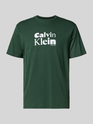 T-Shirt mit Label-Print von CK Calvin Klein - 6