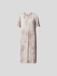 Midikleid in Batik-Optik von Raquel Allegra Silber - 4