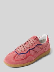 Sneakers van leer met labeldetail van ALOHAS Fuchsia - 3