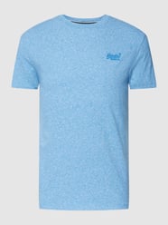 T-shirt z haftem z logo od Superdry Niebieski - 28