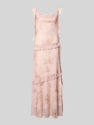 Maxikleid aus Mesh Modell 'Adelle' von Neo Noir Pink - 35