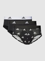 Slip mit Allover-Logo-Muster von ADIDAS SPORTSWEAR Schwarz - 39