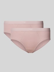 Slip mit Label-Print im 2er-Pack Modell 'Hipster' von Sloggi Pink - 24