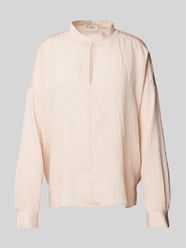 Loose Fit Blusenshirt aus Viskose-Mix mit Streifenmuster von Marc O'Polo Pink - 37