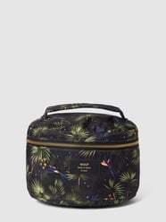 Kosmetiktasche mit Allover-Print Modell 'Paradise' von WOUF Blau - 8