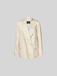 relaxed fit blazer met wol van Joseph - 11