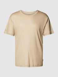 T-shirt z detalem z logo od Calida - 17