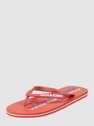 Zehentrenner mit Logo  von Jack & Jones Rot - 22