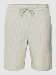 Bermudas mit Streifenmuster Modell 'LINUS' von Only & Sons Beige - 25