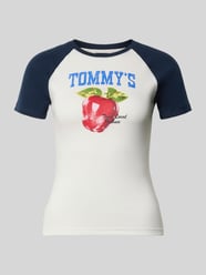 Slim Fit T-Shirt aus Baumwoll-Mix von Tommy Jeans - 13