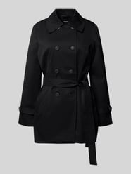 Trencz o kroju regular fit z paskiem w talii do wiązania model 'CHALSEA OLIVIA' od VERO MODA - 3