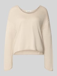 Regular Fit Strickpullover aus Baumwoll-Leinen-Mix von Marc O'Polo - 25