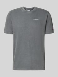 T-Shirt mit Strukturmuster und Label-Stitchings von Champion - 30