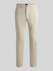 Chinosy o kroju regular fit z mieszanka bawełny model 'CHINO Regular 1' od BOSS Orange - 36