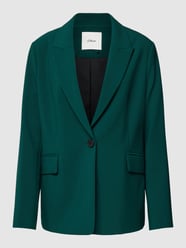 Blazer mit Pattentaschen von s.Oliver BLACK LABEL Grün - 38