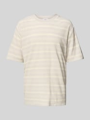 Oversized T-shirt met ronde hals van Lindbergh Beige - 12